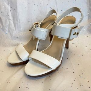 Kate & Katie white heels, only worn a few times